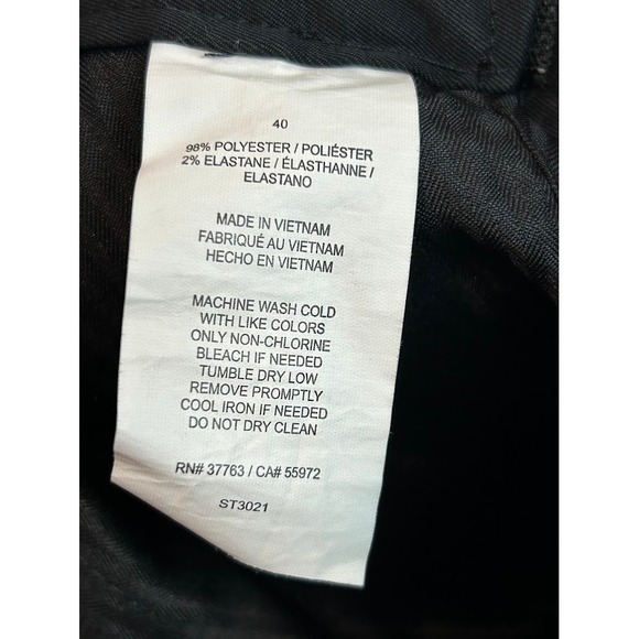 Lot of 3-Savane Dress Shorts Size 40 Beige Black Polyester‎ Blend Casual - Picture 4 of 8